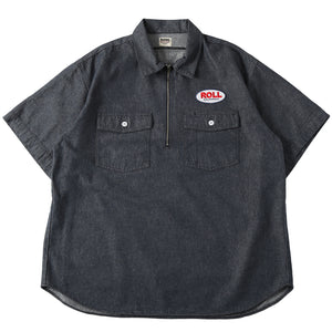 
                  
                    画像をギャラリービューアにロードしますWorker Half Zip S/S Shirt【ROLL】BR-25210
                  
                
