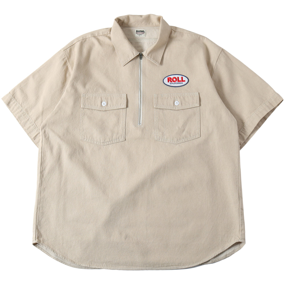 
                  
                    画像をギャラリービューアにロードしますWorker Half Zip S/S Shirt【ROLL】BR-25210
                  
                