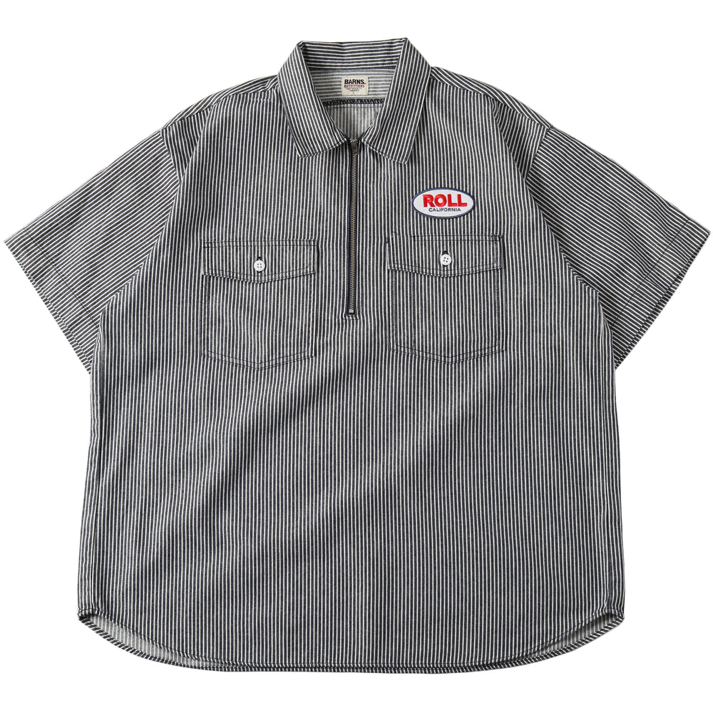 
                  
                    画像をギャラリービューアにロードしますWorker Half Zip S/S Shirt【ROLL】BR-25210
                  
                