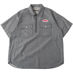 
                  
                    画像をギャラリービューアにロードしますWorker Half Zip S/S Shirt【ROLL】BR-25210
                  
                