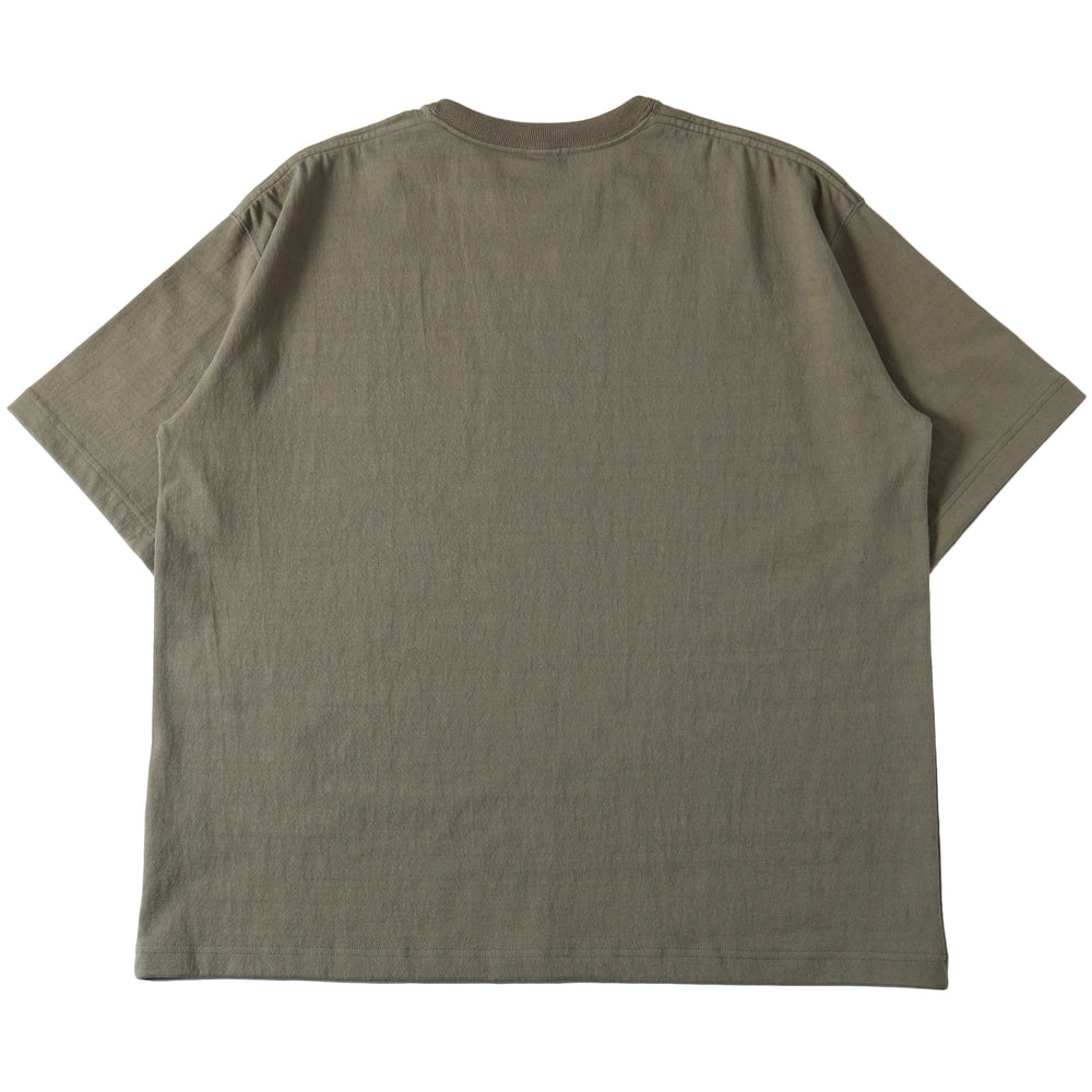
                  
                    画像をギャラリービューアにロードします10/- Heavyweight Crossover Neck S/S T-shirt【Solid Color】BR-25216
                  
                