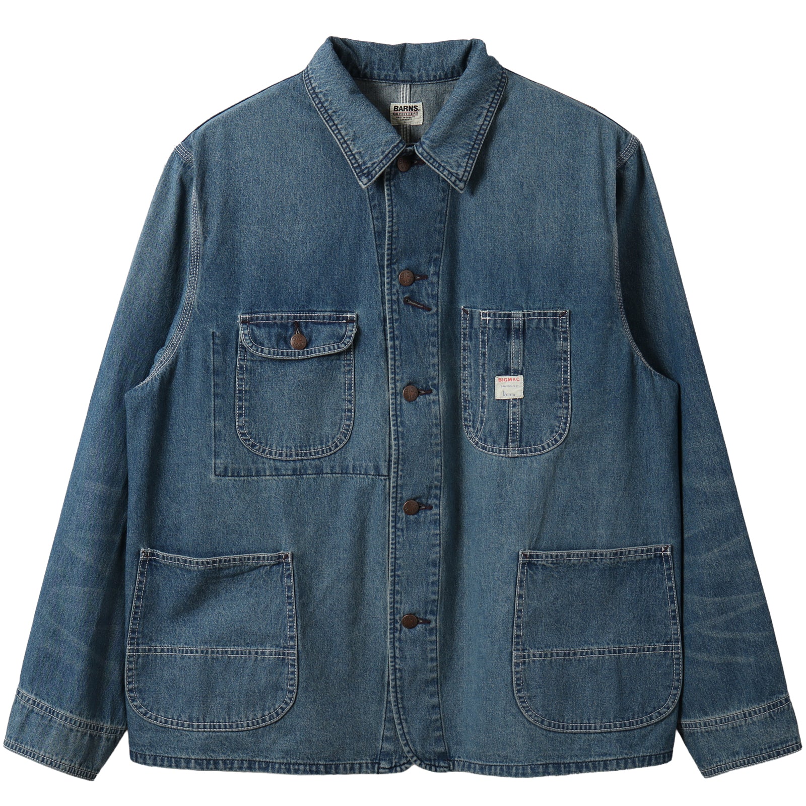 BARNS OUTFITTERS × BIGMAC Denim Coverall BARNS OUTFITTERS × BIGMAC Denim Coverall【Collaboration】BR-26162