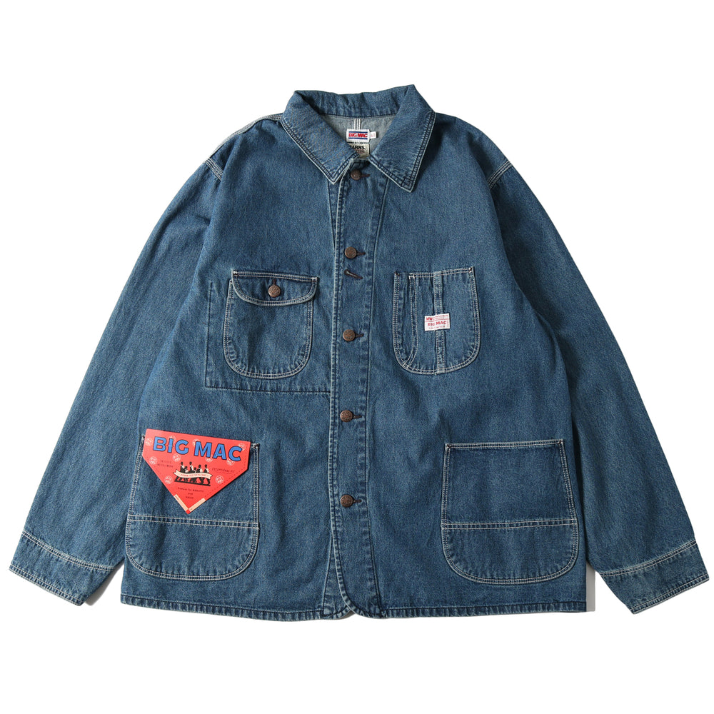 
                  
                    画像をギャラリービューアにロードしますBARNS OUTFITTERS × BIGMAC Denim Coverall【Collaboration】BR-24421
                  
                