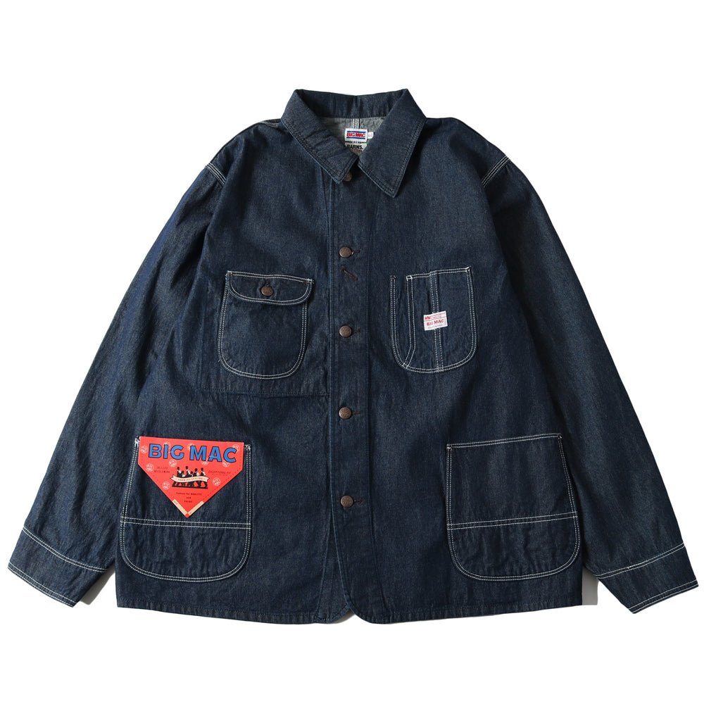 
                  
                    画像をギャラリービューアにロードしますBARNS OUTFITTERS × BIGMAC Denim Coverall【Collaboration】BR-24421
                  
                