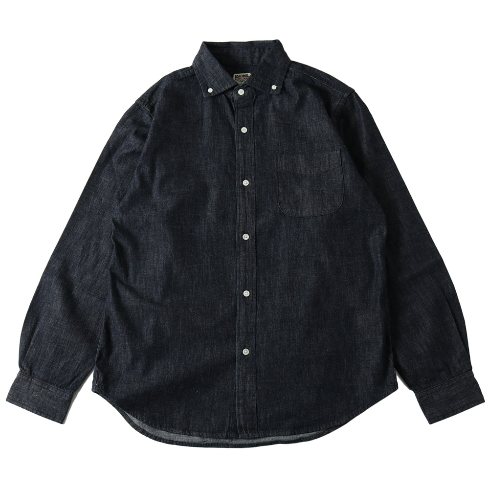 Wide Spread Collar B.D. 8oz Denim Shirt BR-24422 – BARNS Wide Spread Collar B.D. 8oz Denim Shirt BR-24422 – BARNS