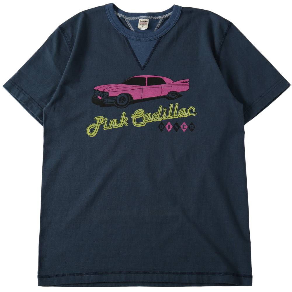 
                  
                    画像をギャラリービューアにロードします“STANDARD” 14/- COZUN 両Vガゼット クルーネック プリント Tシャツ【Pink Cadillac DINER】BR-25238
                  
                