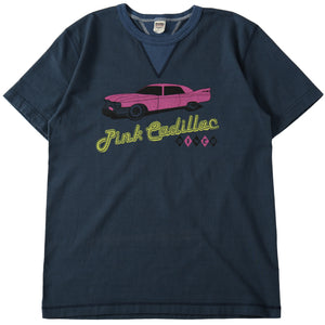 
                  
                    画像をギャラリービューアにロードします“STANDARD” 14/- COZUN 両Vガゼット クルーネック プリント Tシャツ【Pink Cadillac DINER】BR-25238
                  
                