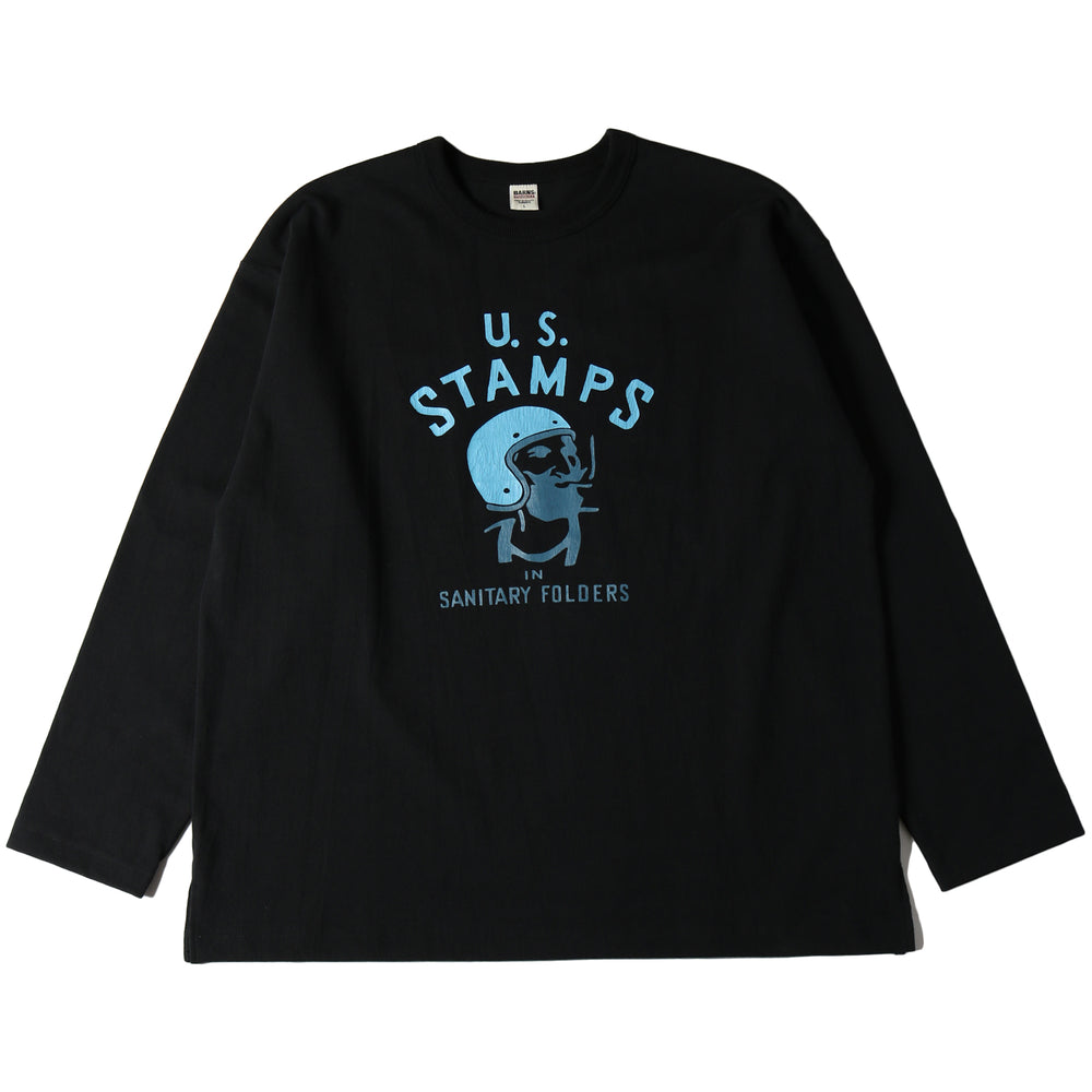 
                  
                    画像をギャラリービューアにロードします10/- 90s Heavy Weight L/S Print T-shirt BR-24402
                  
                