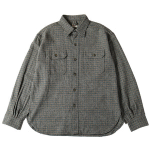 
                  
                    画像をギャラリービューアにロードします40s Worker Tweed Flannel Shirt BR-24449
                  
                