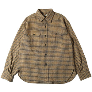 
                  
                    画像をギャラリービューアにロードします40s Worker Tweed Flannel Shirt BR-24449
                  
                