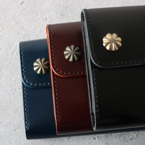 
                  
                    画像をギャラリービューアにロードします【Cordovan × 栃木レザー】Tri-Fold Wallet【Button Works】LE-4333BW
                  
                
