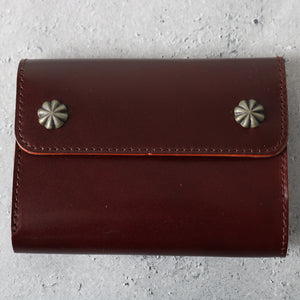 
                  
                    画像をギャラリービューアにロードします【Cordovan × 栃木レザー】Tri-Fold Wallet【Button Works】LE-4333BW
                  
                