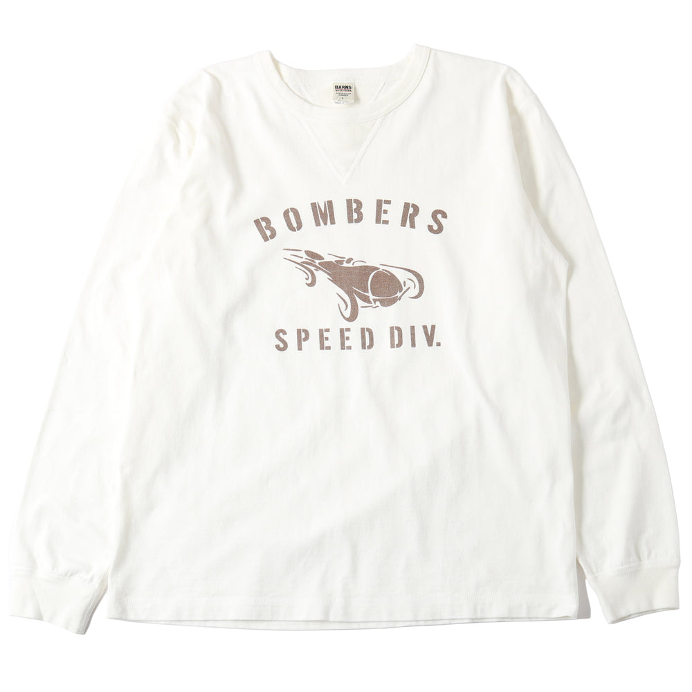 
                  
                    画像をギャラリービューアにロードします14/- COZUN Double V Gusset L/S Print T-shirt【BOMBERS】BR-24407
                  
                