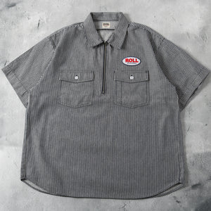 
                  
                    画像をギャラリービューアにロードしますWorker Half Zip S/S Shirt【ROLL】BR-25210
                  
                