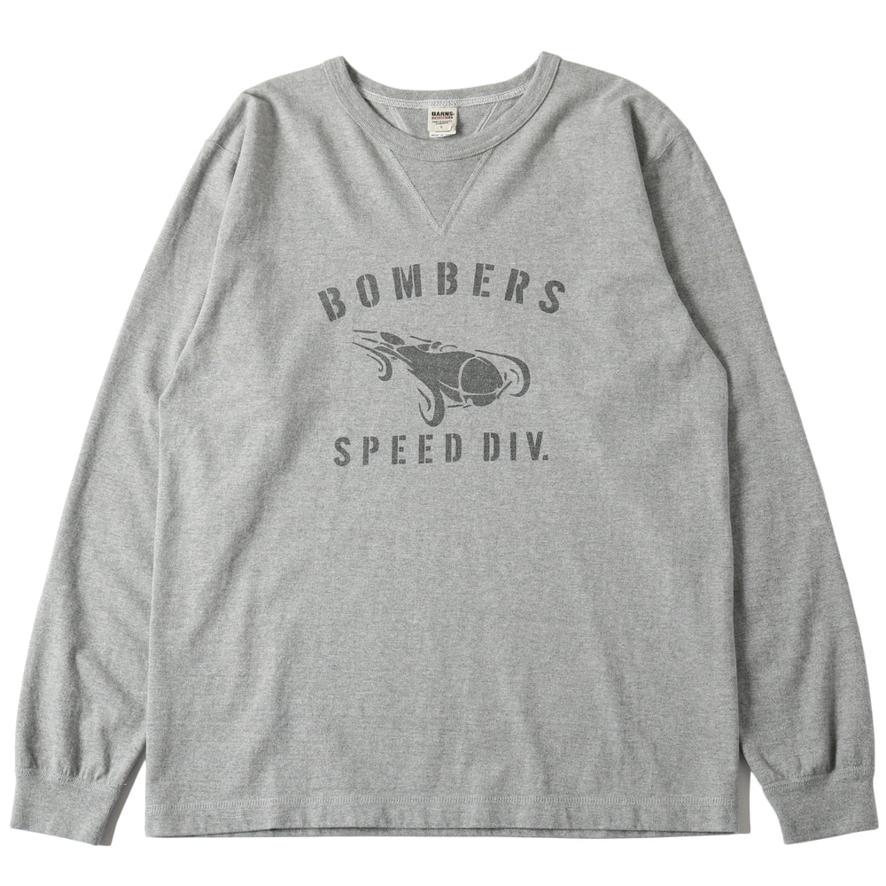 
                  
                    画像をギャラリービューアにロードします14/- COZUN Double V Gusset L/S Print T-shirt【BOMBERS】BR-24407
                  
                