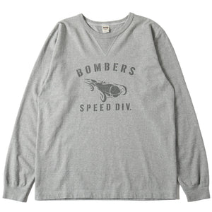 
                  
                    画像をギャラリービューアにロードします14/- COZUN Double V Gusset L/S Print T-shirt【BOMBERS】BR-24407
                  
                