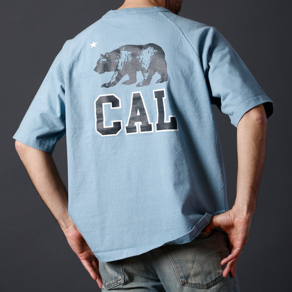 90's Heavyweight  S/S Print T-shirt【California】BR-24224