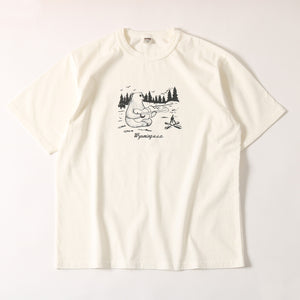 
                  
                    画像をギャラリービューアにロードしますタフネック プリント Tシャツ 【Wyoming】
                  
                